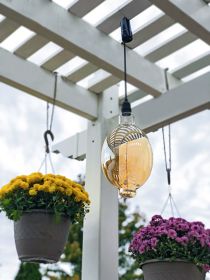 RetroEssence��� Battery Operated LED Vintage Light | by Pacific Accents (Shape: Oval)